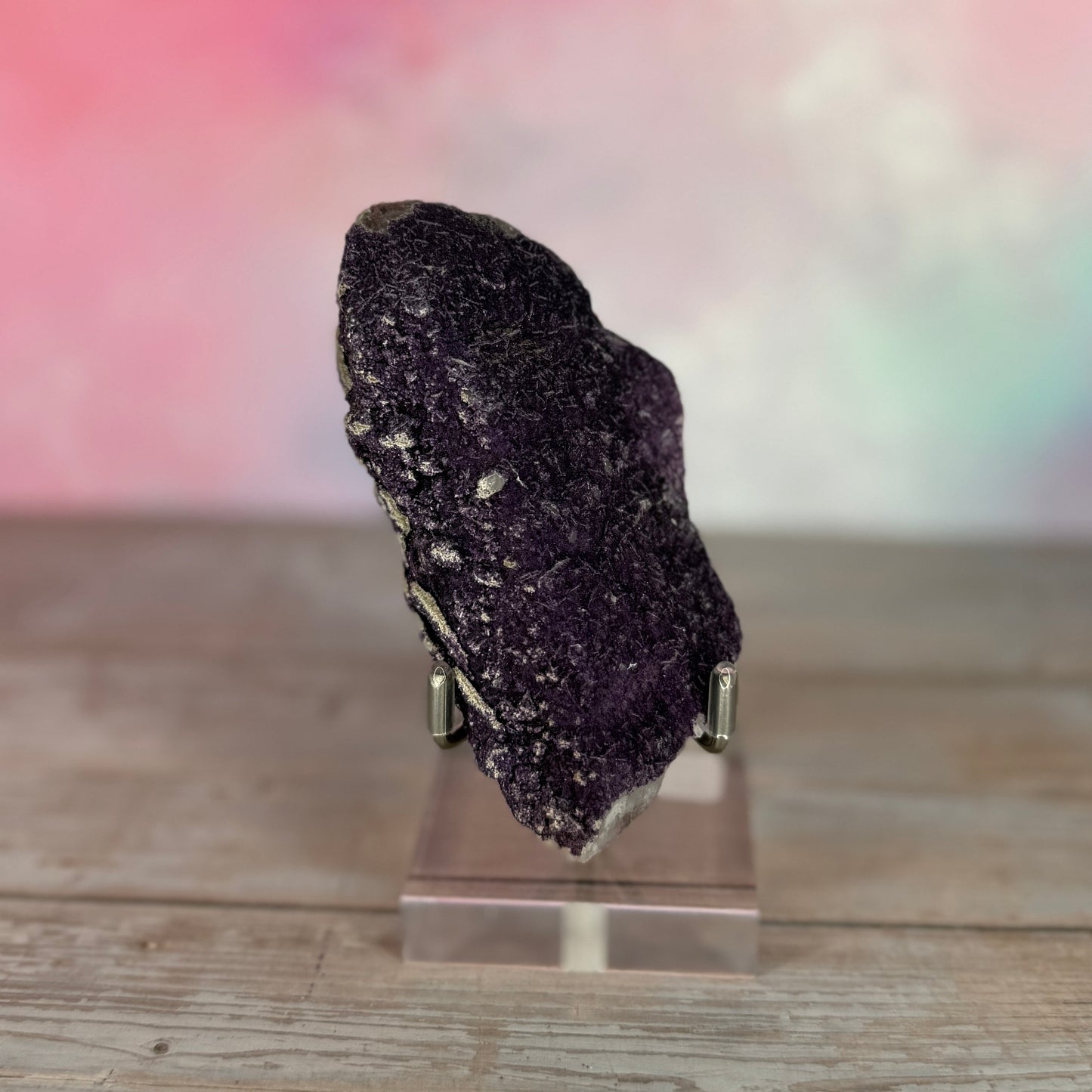 Purple Fluorite and Quartz Specimens